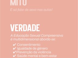 Mito: É só falar de sexo nas aulas